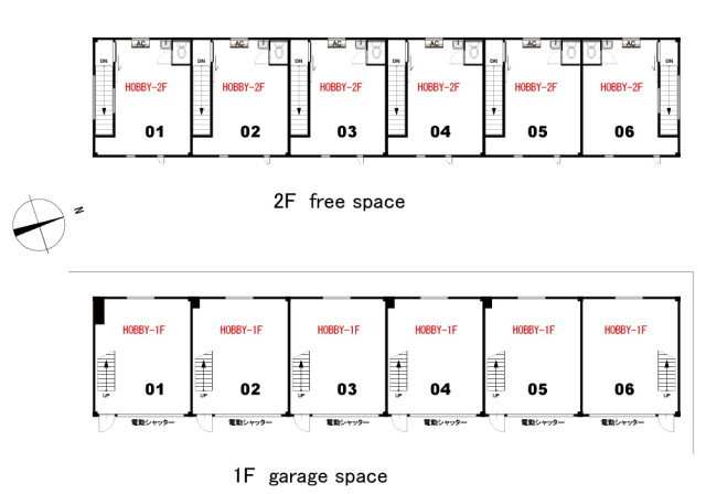 西宮笠屋町２ライゼホビー平面図